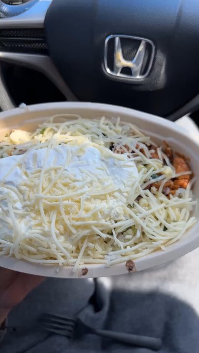 Chipotle Mexican Grill - Chicken Al pastor bowl brown rice  black beans corn cheese sour cream - Fast Food Near Me - Fulton, Maryland
