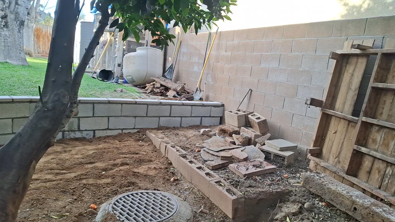 Vallejo Property Preservation - Riverside Ca. Retaining wall completed. - Landscaping Near Me - Riverside, California