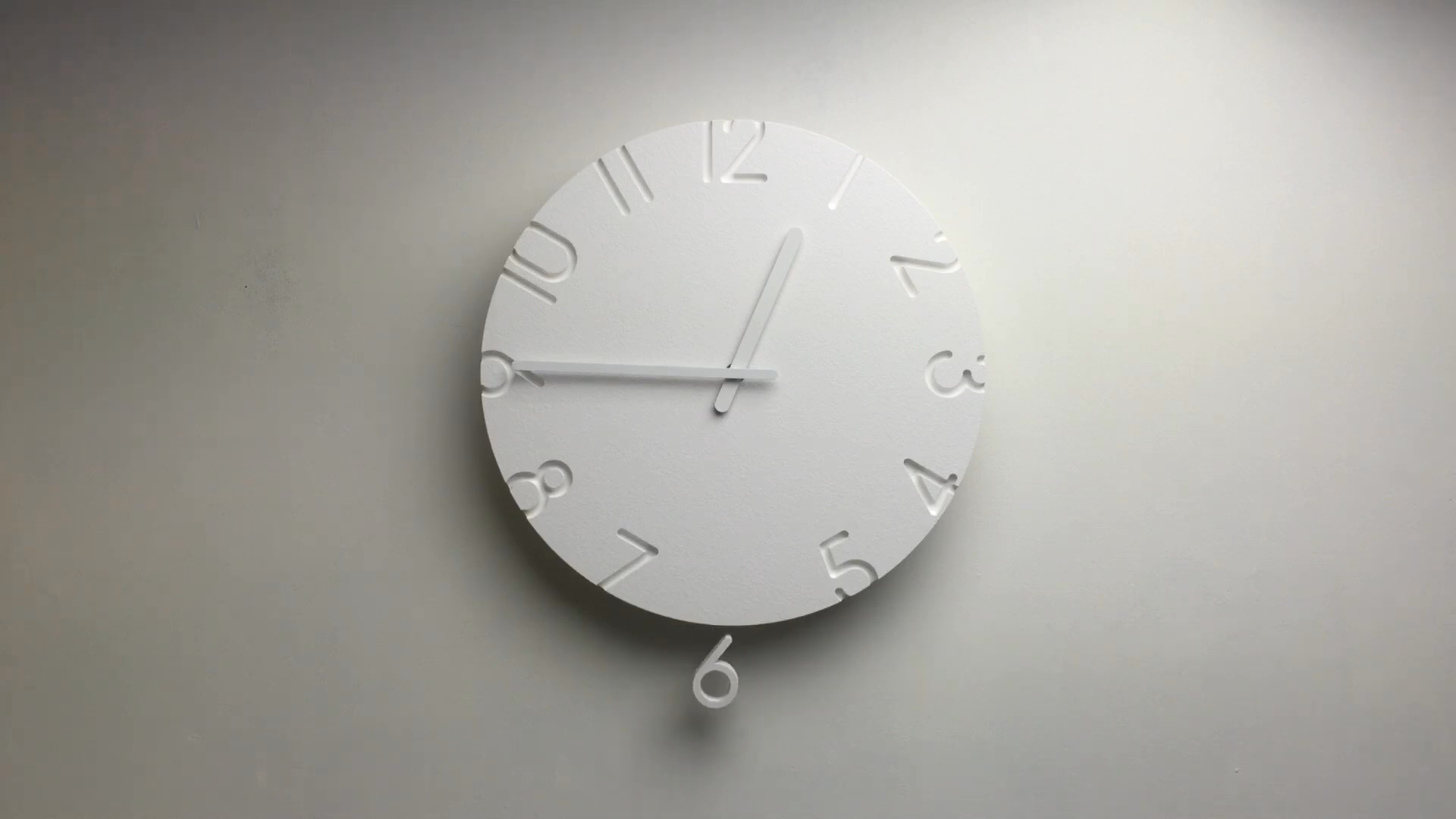 Carved Swing Clock