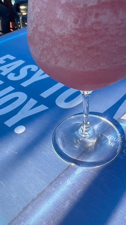 The Deck - Seasonal frozen rose drink - Seafood Near Me - Portland, Oregon