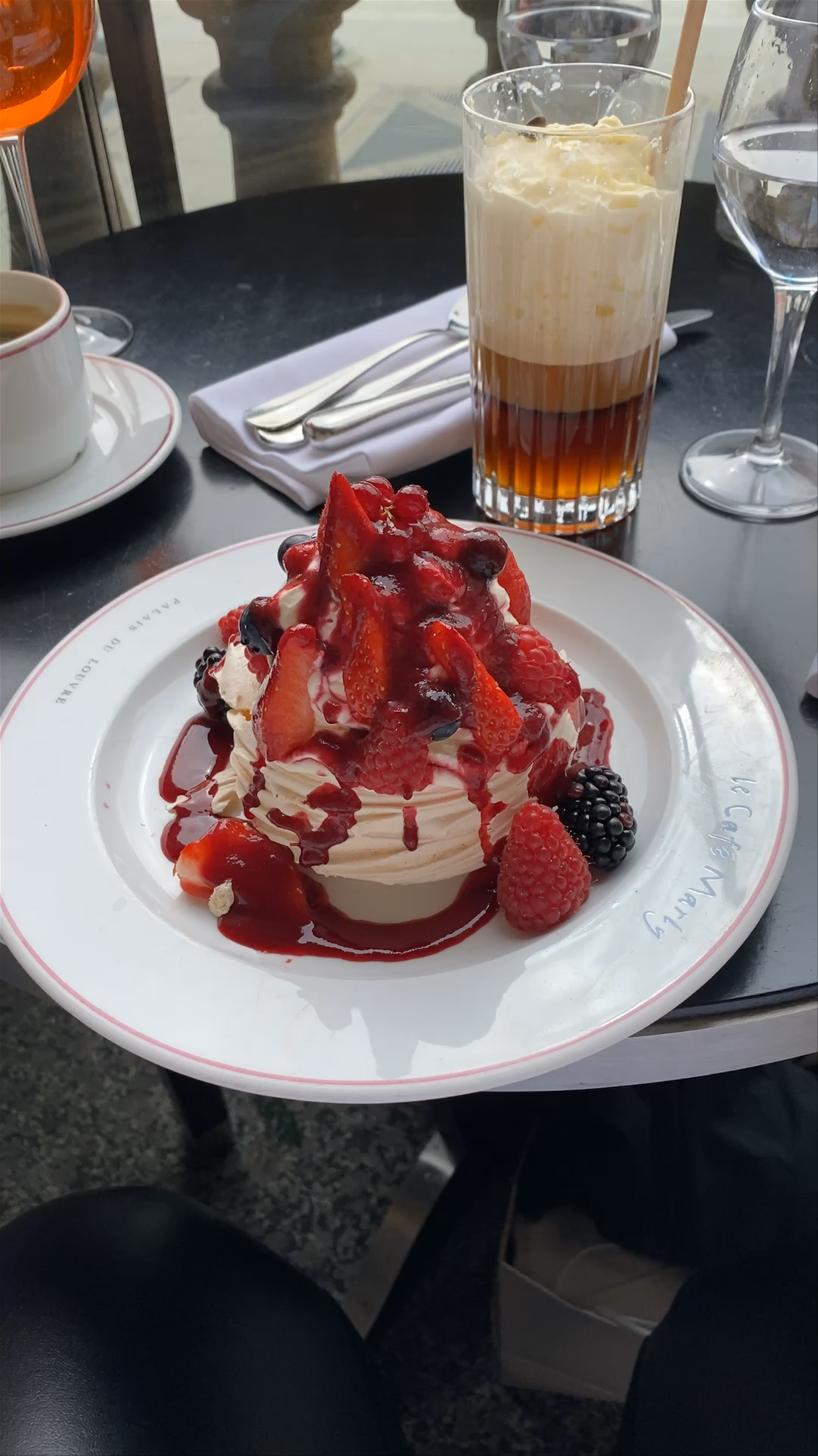 Café Marly Indulgence: Dessert and Views of the Louvre Pyramid, Paris