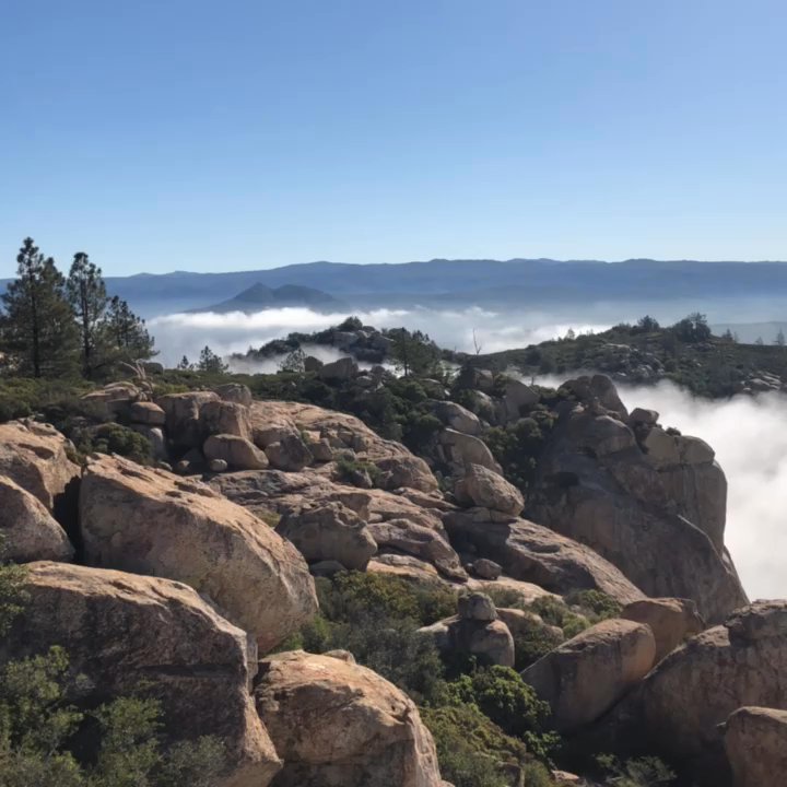 Corte Madera Mountain - Beautiful views at the top - Hiking Near Me - Campo, California