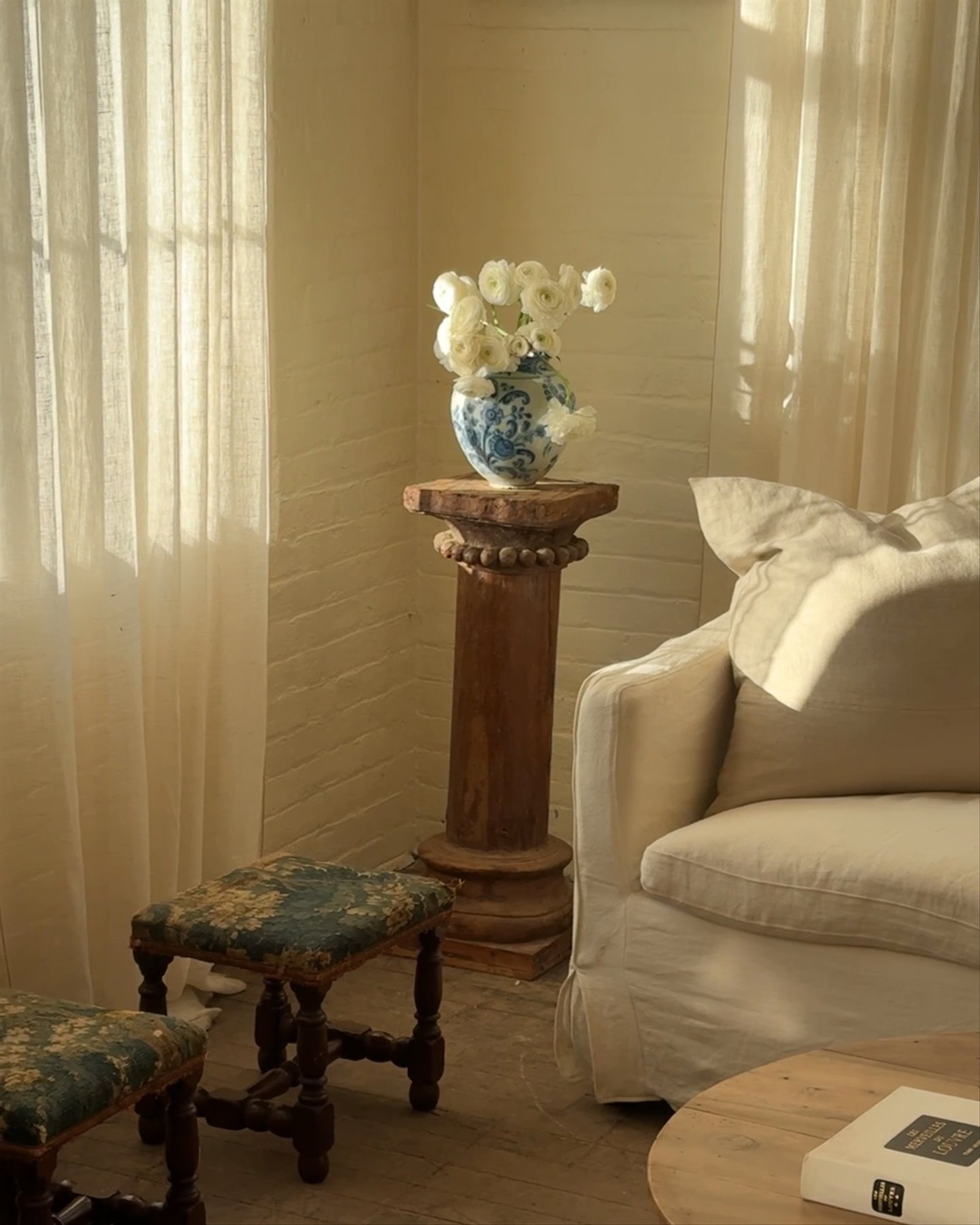 Hand Carved Pedestal