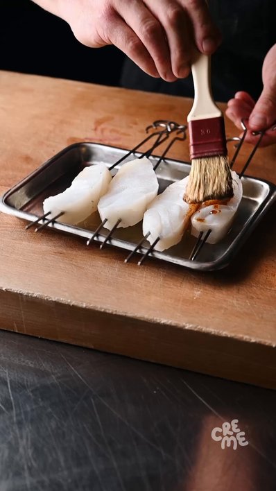 Grilled Cod with Miso Glaze