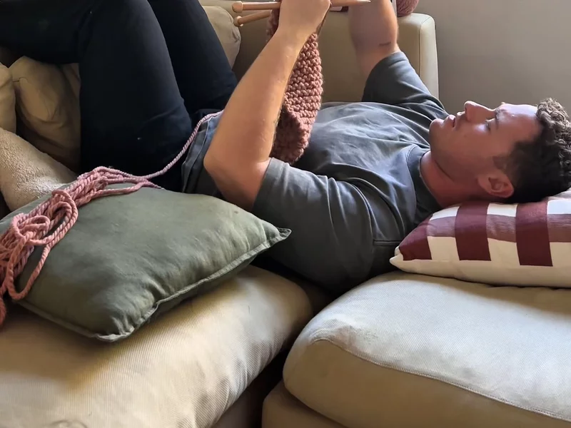 Cardigang — At-Home Knitting Kit Content