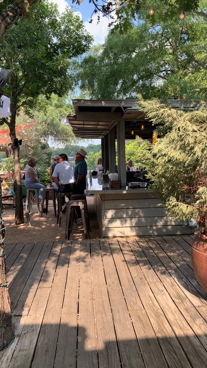 Woodshed Smokehouse - Outdoor seating/patio. - Smokehouse Near Me - Fort Worth, Texas