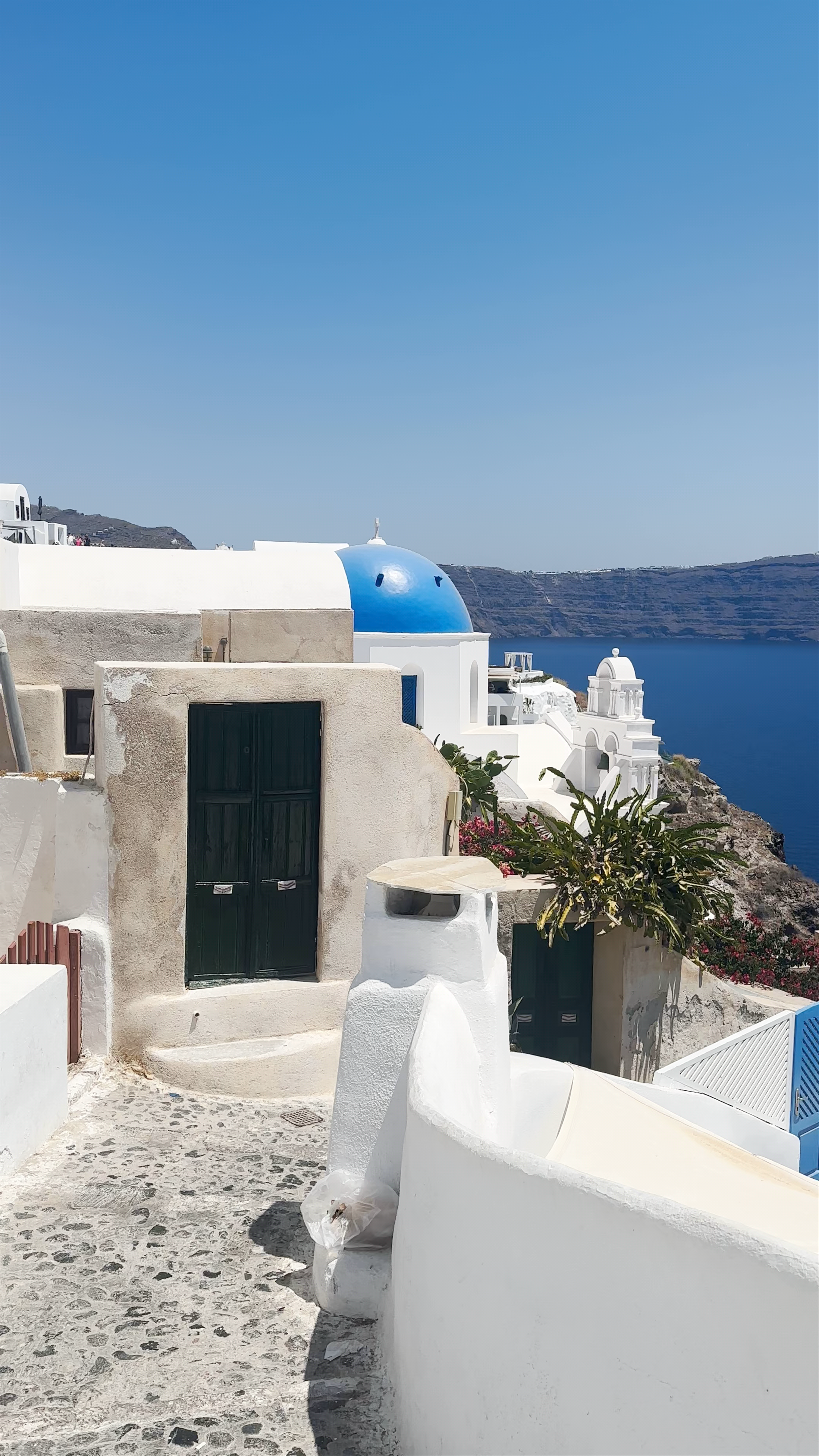 Breathtaking Views of Santorini and Caldera from Oia, Greece