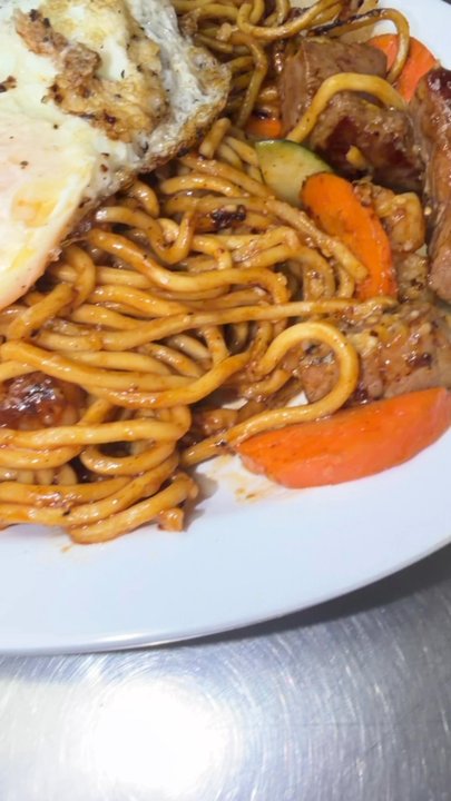 Mexihanas Hibachi Grill - Manny noodles oy teriyaki style with the sunny side up bag on top. Thanks for the recommendation. Gilbert - Teppanyaki Near Me - Long Beach, California
