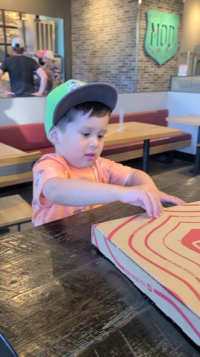 MOD Pizza - His expression says it all - Fast Food Near Me - Kent, Washington