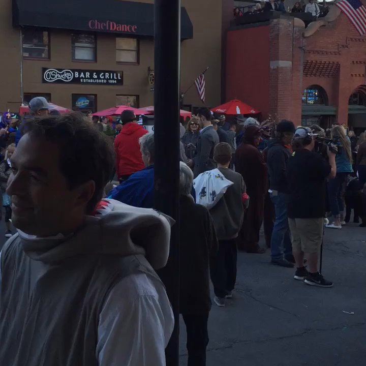 Flanagan's on Main - Halloween festivities outside Flanagans on Main - Irish Near Me - Park City, Utah