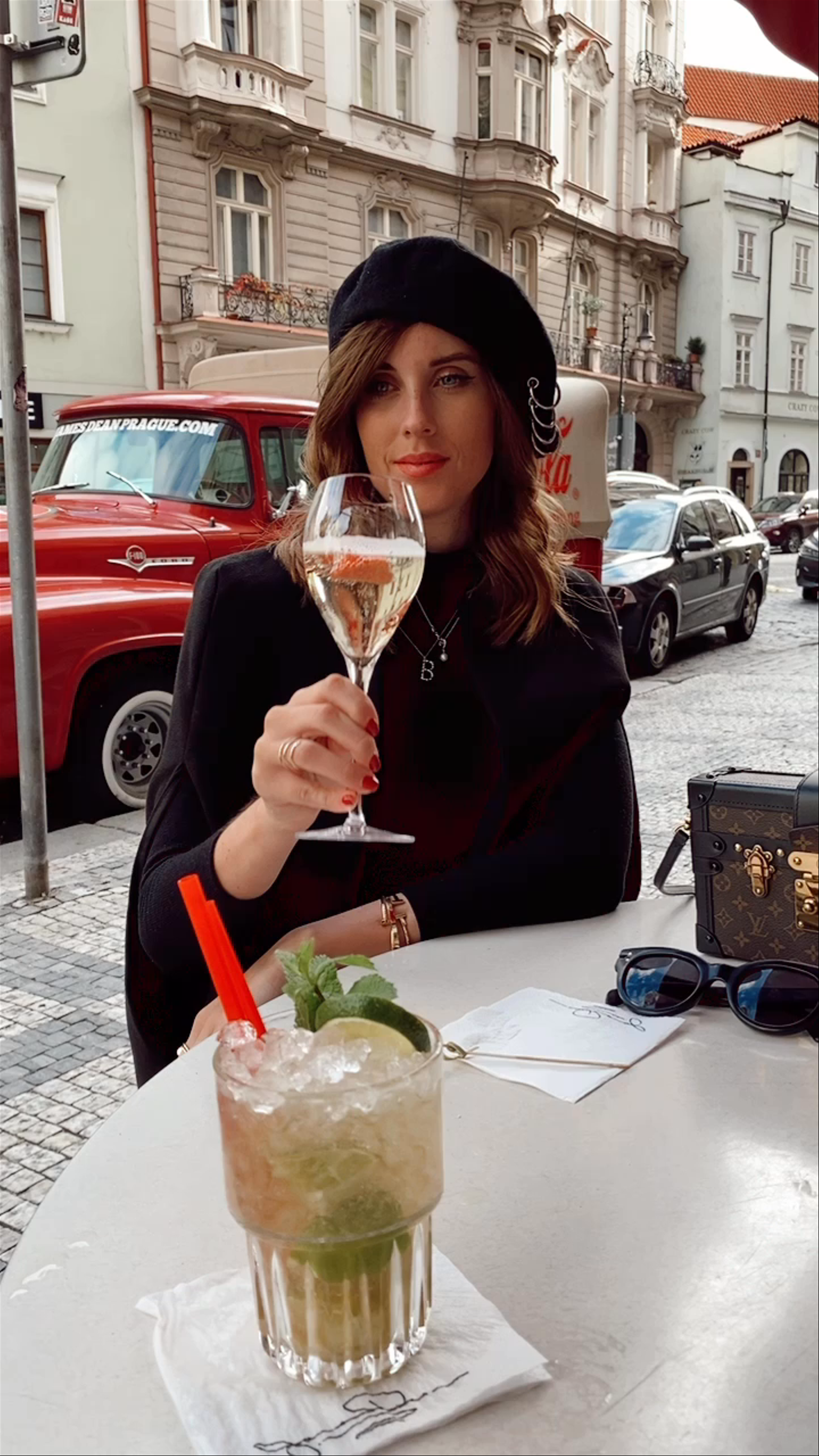 Chic Café Moments in Prague's Old Town
