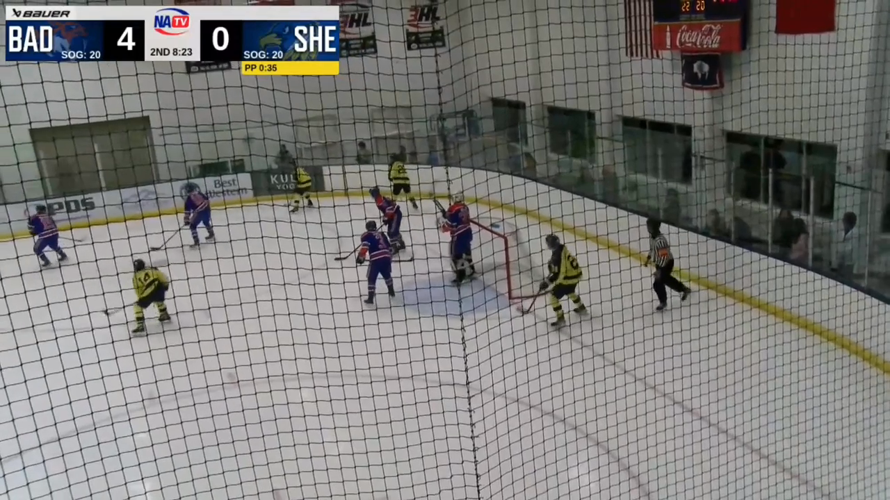 Parker Kelly's 43 Save Shutout win vs. Sheridan 10-29-26