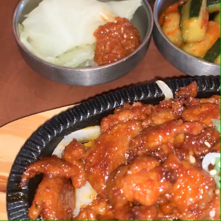 Dawon - Pork bbq with rice and sides, fried dumplings and ramen - Korean Near Me - Allen, Texas