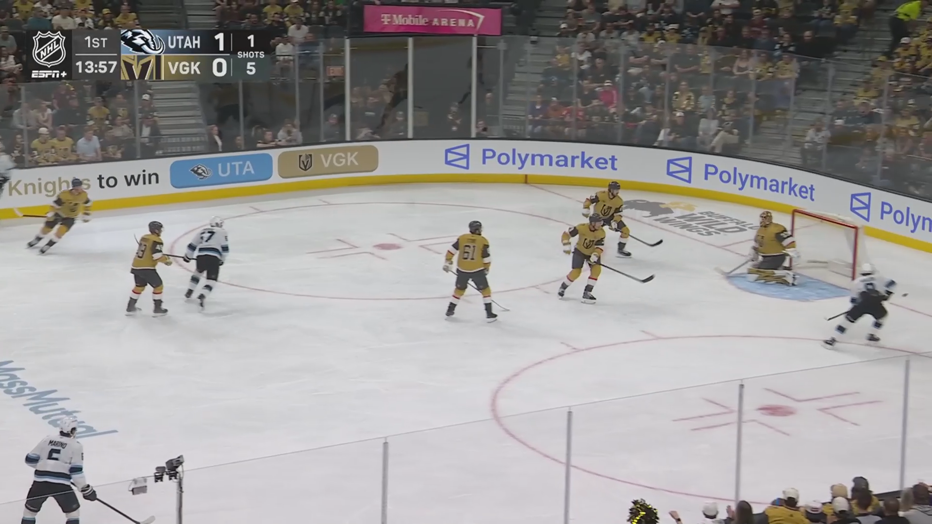 Mammoth score on first three shots to chase Hill in explosive first · Mar 19, 2026