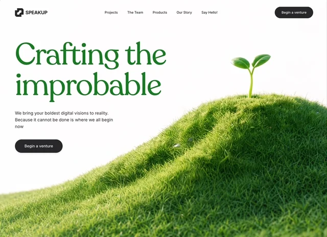 SpeakUp Venture Hero