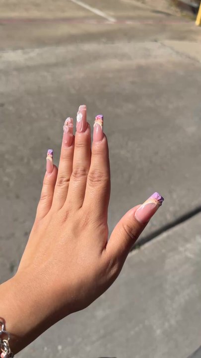 D Crown Nail Bar - Birthday set this year lasted two months before I barely started to feel them lift - Nail Salons Near Me - Garland, Texas