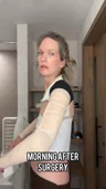 @richladyproblems, after the first night with an extended arm lift