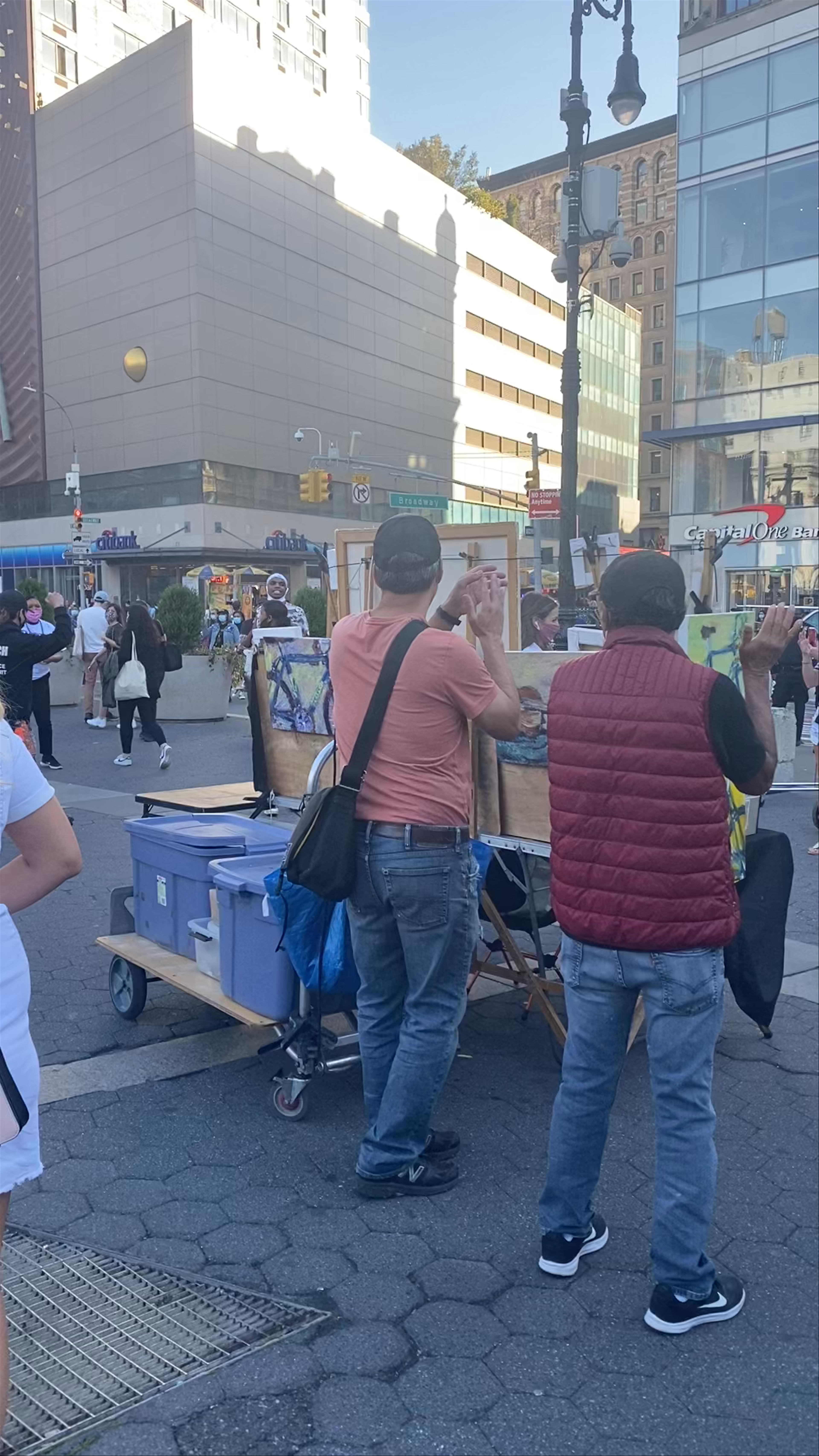 Vibrant Afternoon at Union Square, New York City