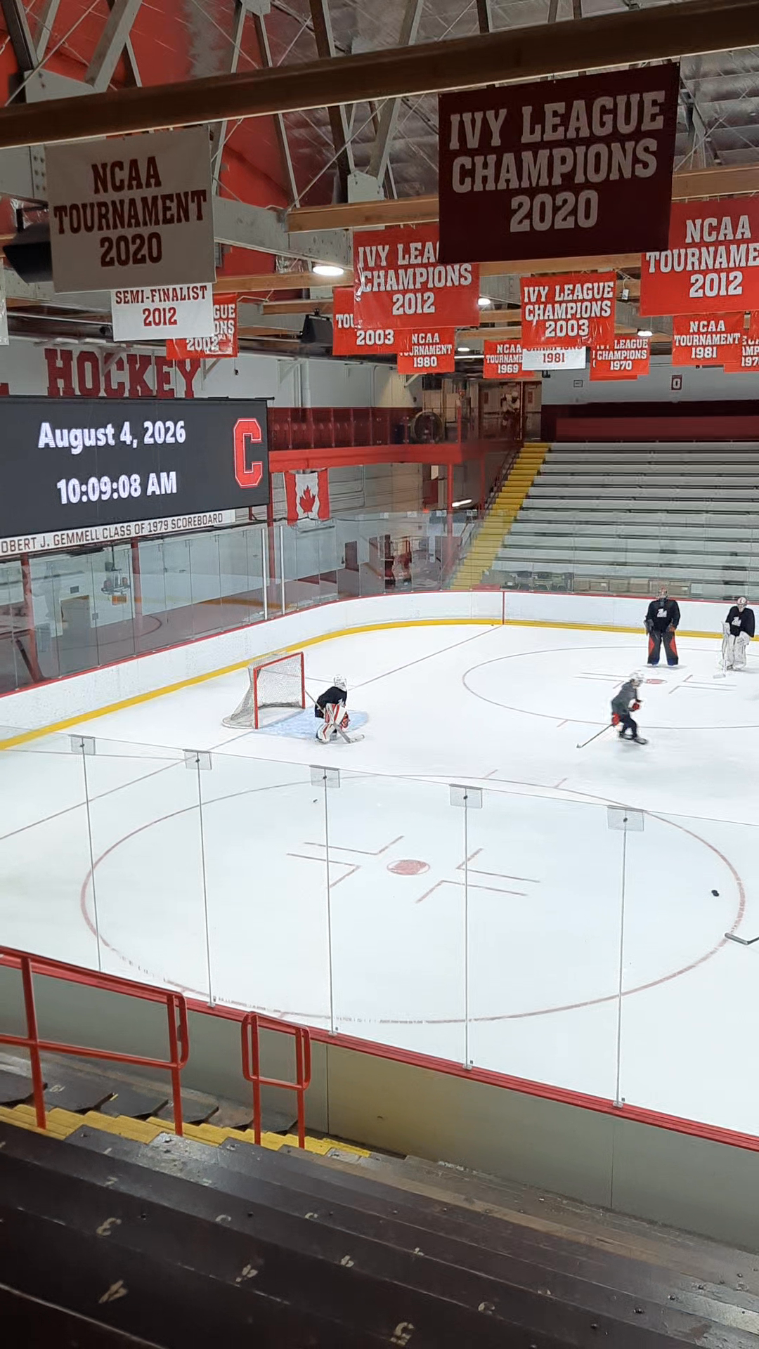 Eric Frank Shines in Shootout at Rising Red Prospects Camp
