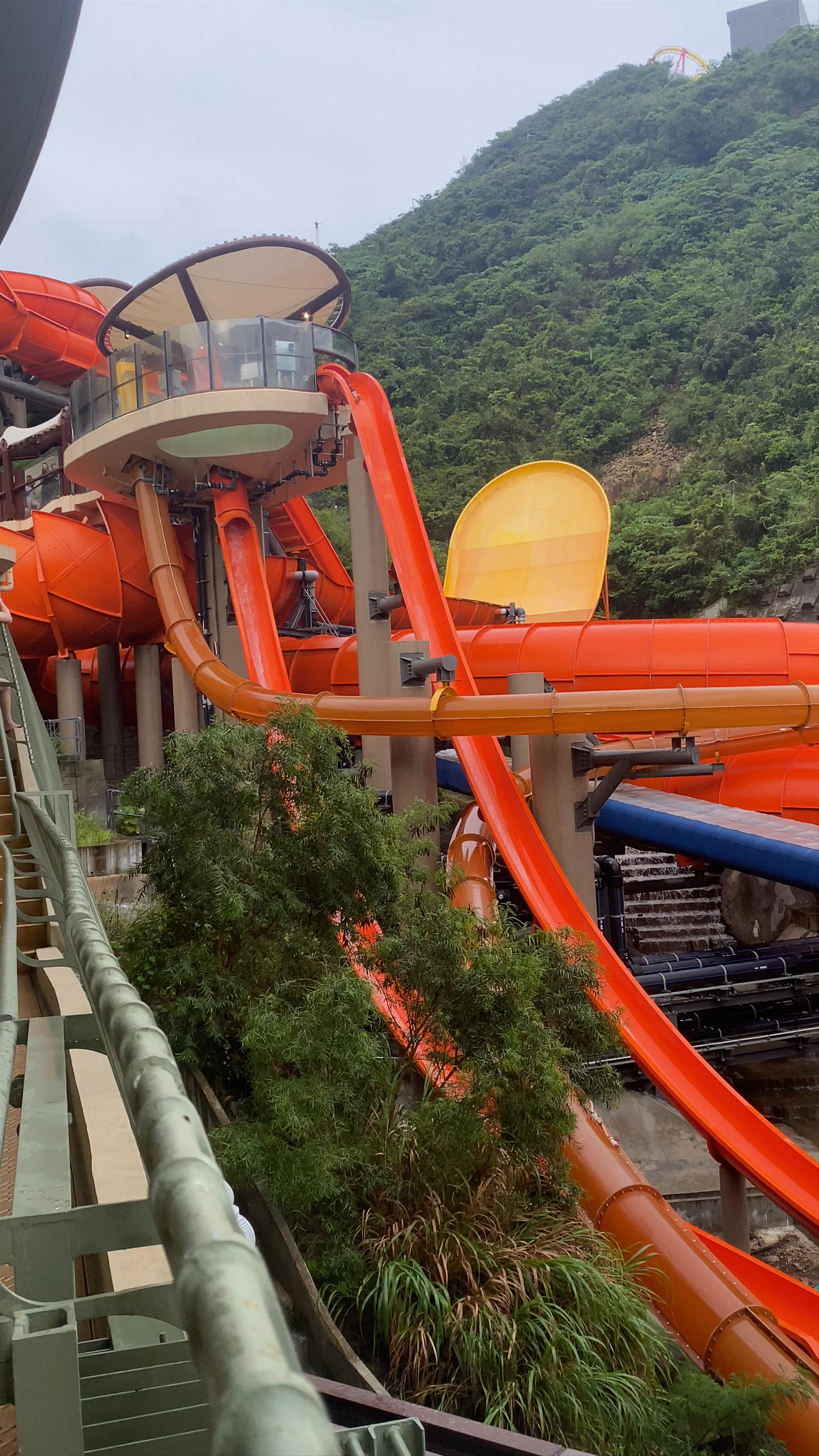 Thrilling Water Slides at Water World Ocean Park Hong Kong