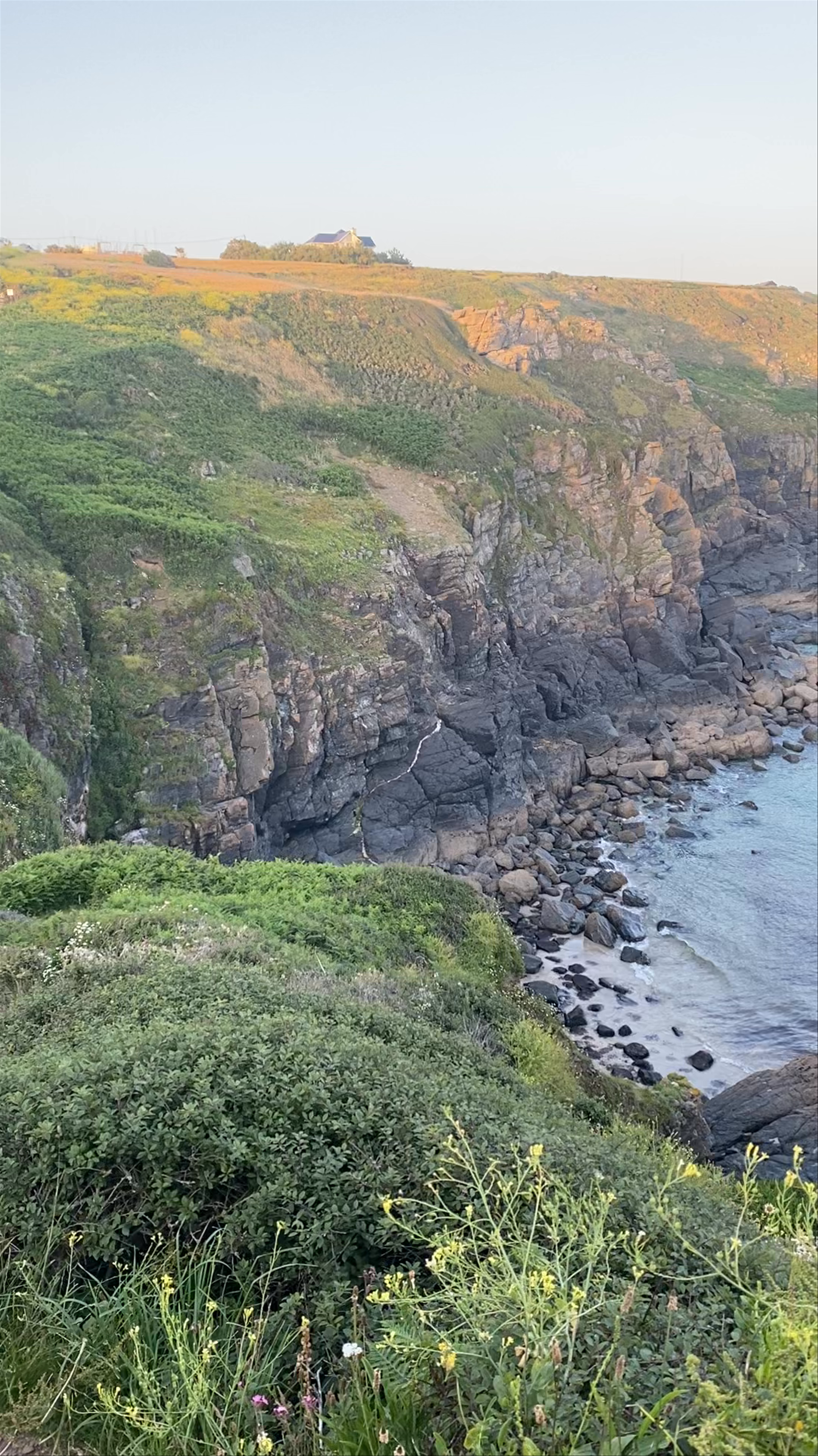 Sunset Serenity at Housel Bay Beach, South West Coast Path, Cornwall