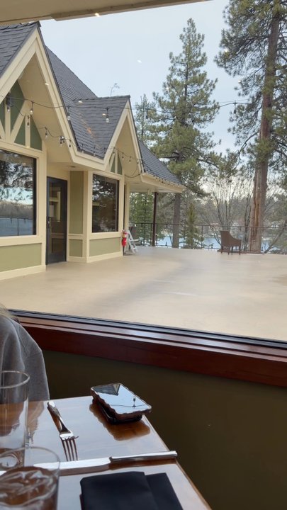 Bin 189 - beautiful lake views from our table - New American Near Me - Lake Arrowhead, California