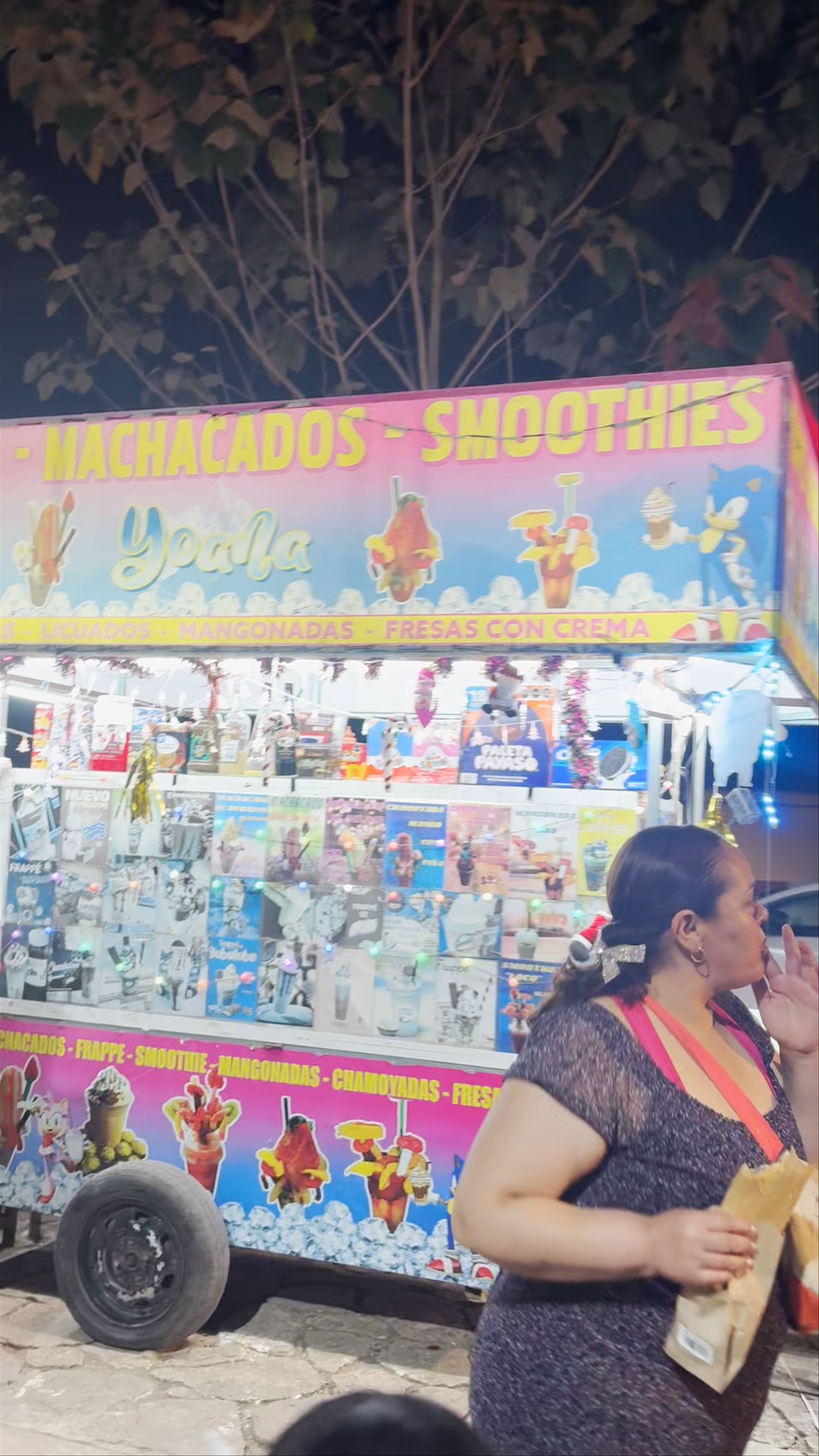 Vibrant Night Market Vibes at Bacalar Park, Quintana Roo