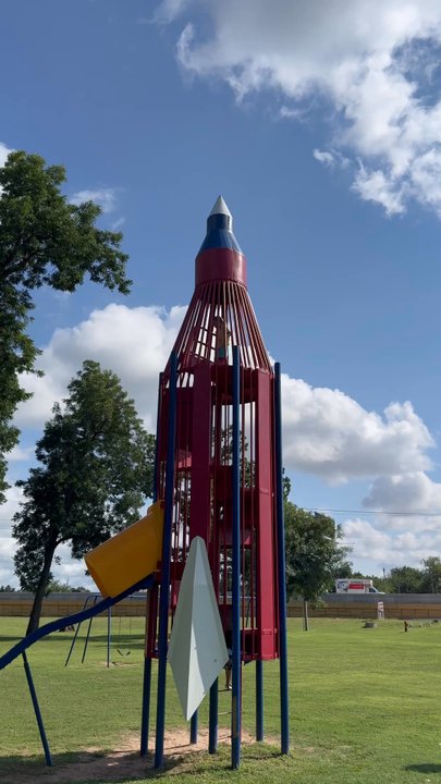 Ray Trent Park - Rocketship - Parks Near Me - Del City, Oklahoma