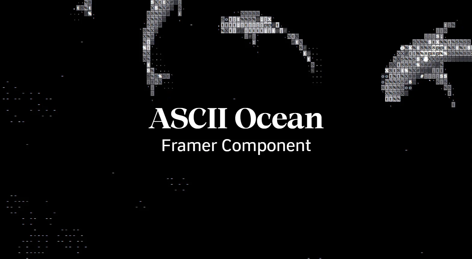 ASCII Ocean - Component
