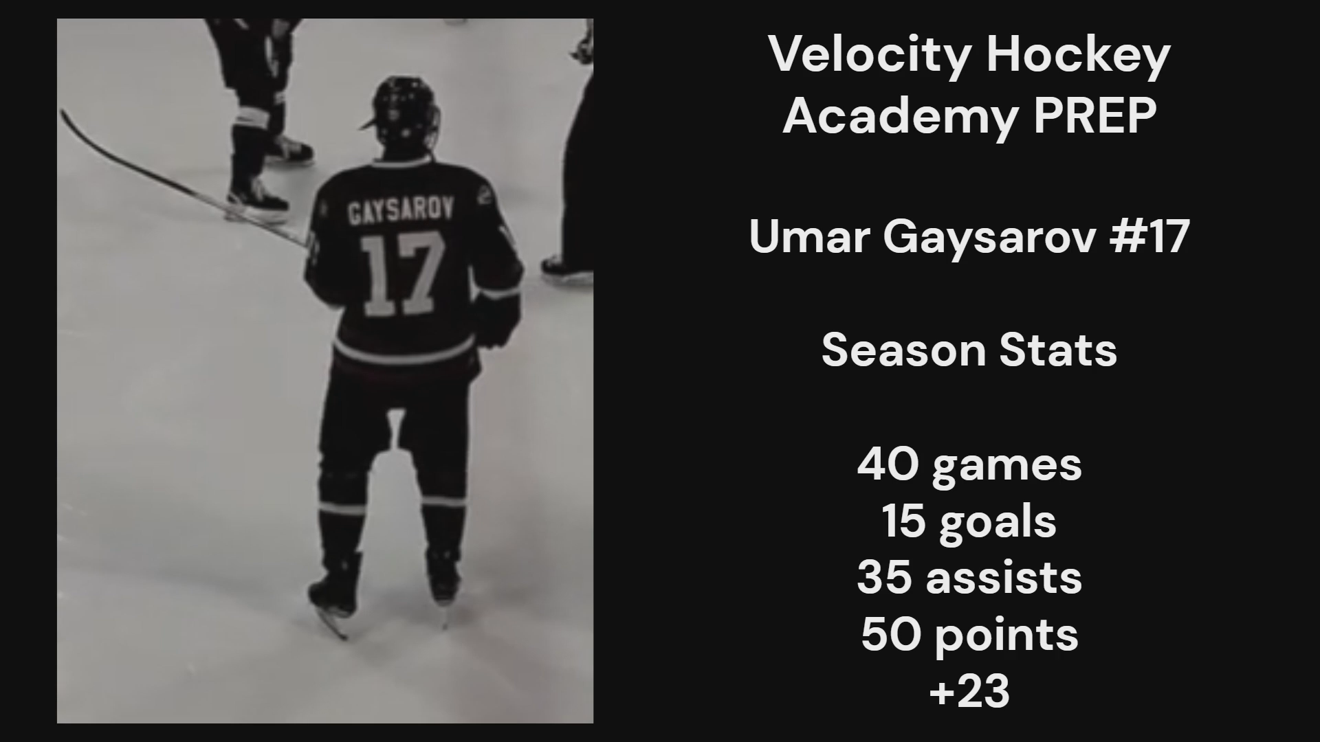 Velocity Hockey Academy 18U PREP - Umar Gaysarov Part 2