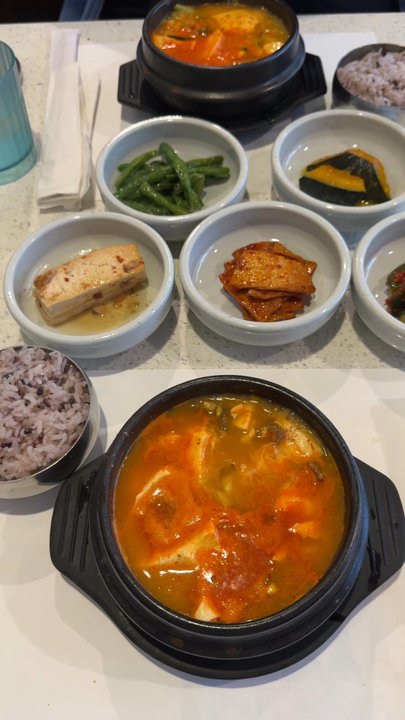 Chung Dam Tofu - T1 spicy beef tofu soup, comes boiling hot - Korean Near Me - Artesia, California