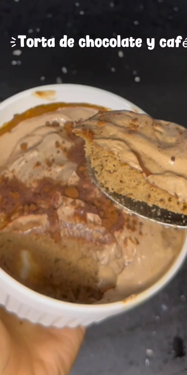 Receta saludable de torta de chocolate y café
