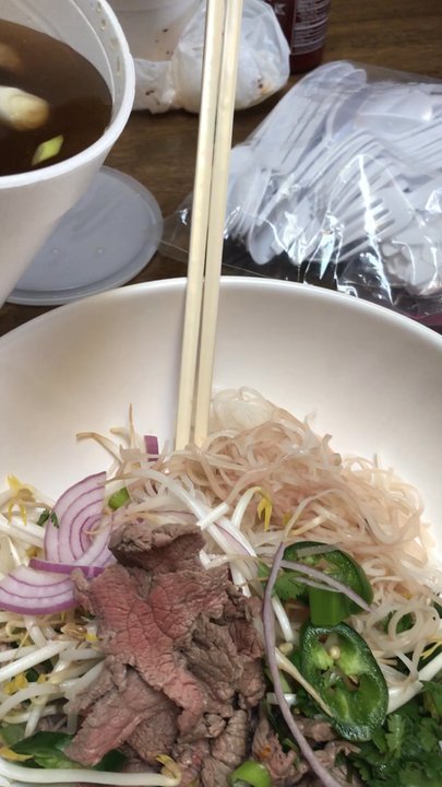 Hot-N-Spicy - Putting together my pho bowl... - Laotian Near Me - Madison, Wisconsin