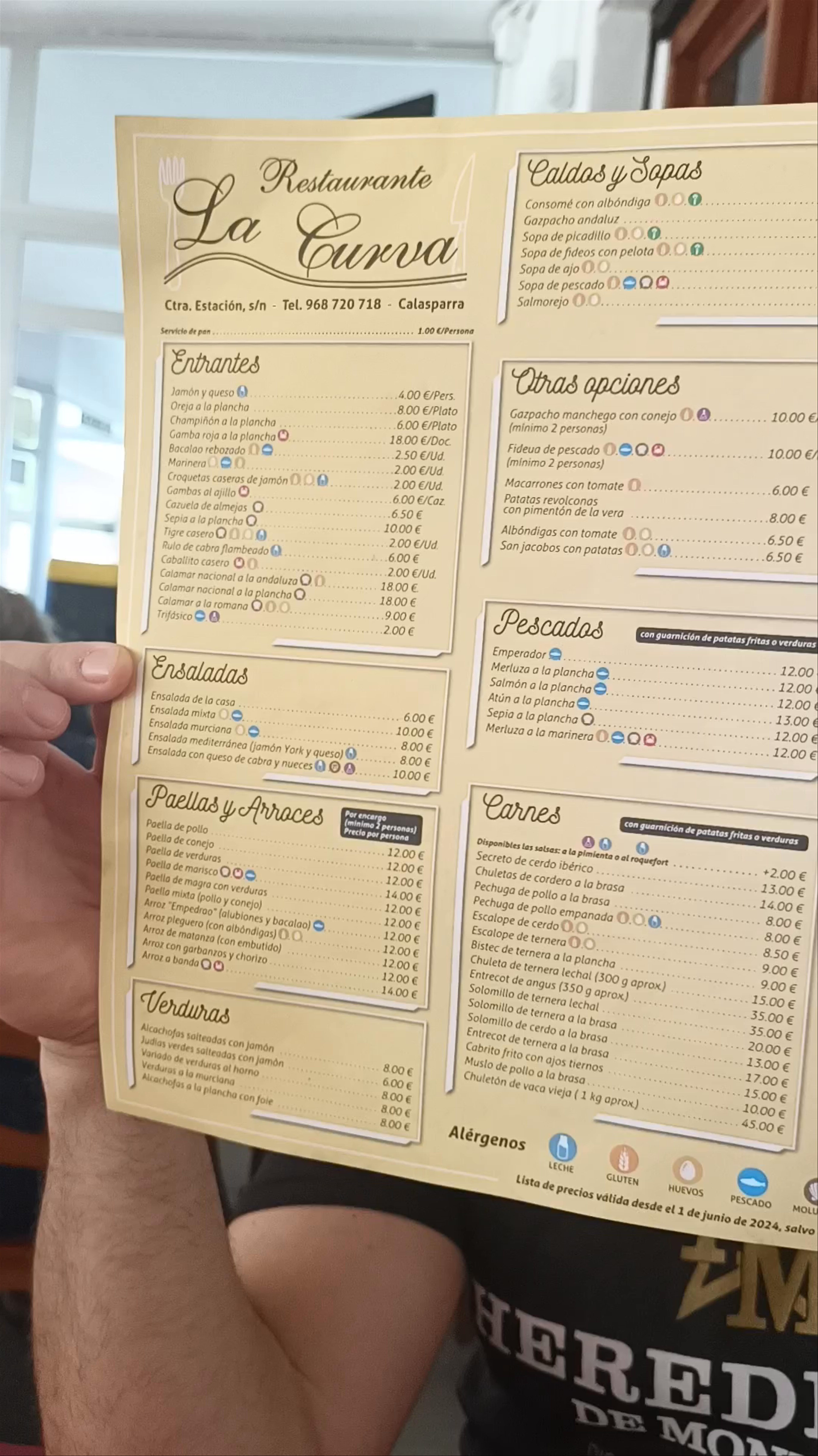 Authentic Spanish Dining at Restaurante La Curva in Calasparra