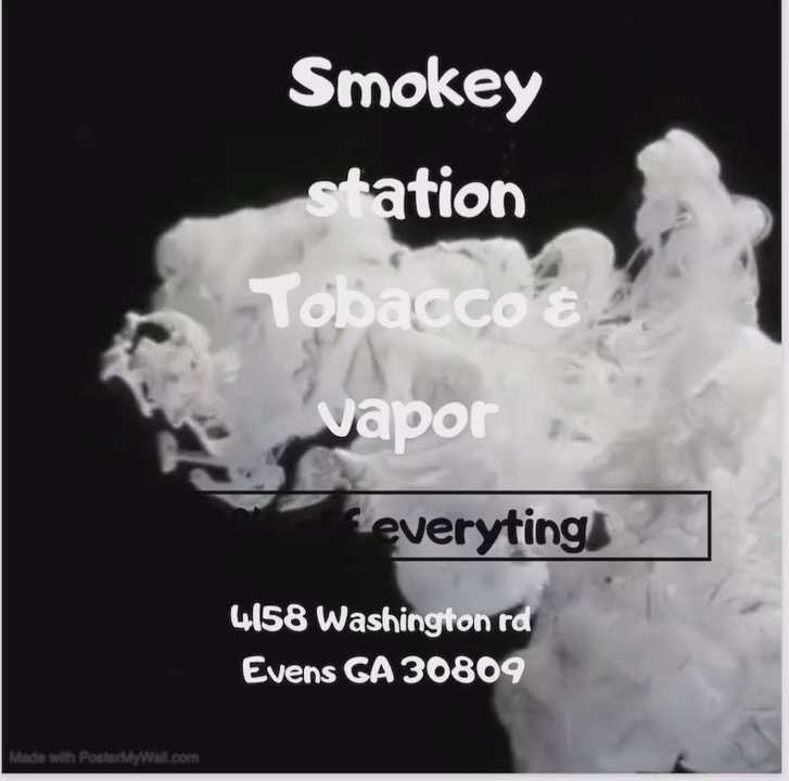 Video carousel 1 of 1 with ID 95K-IdyrCHast4_pjXTe6g for Smokey Station  Tobacco & Vapor