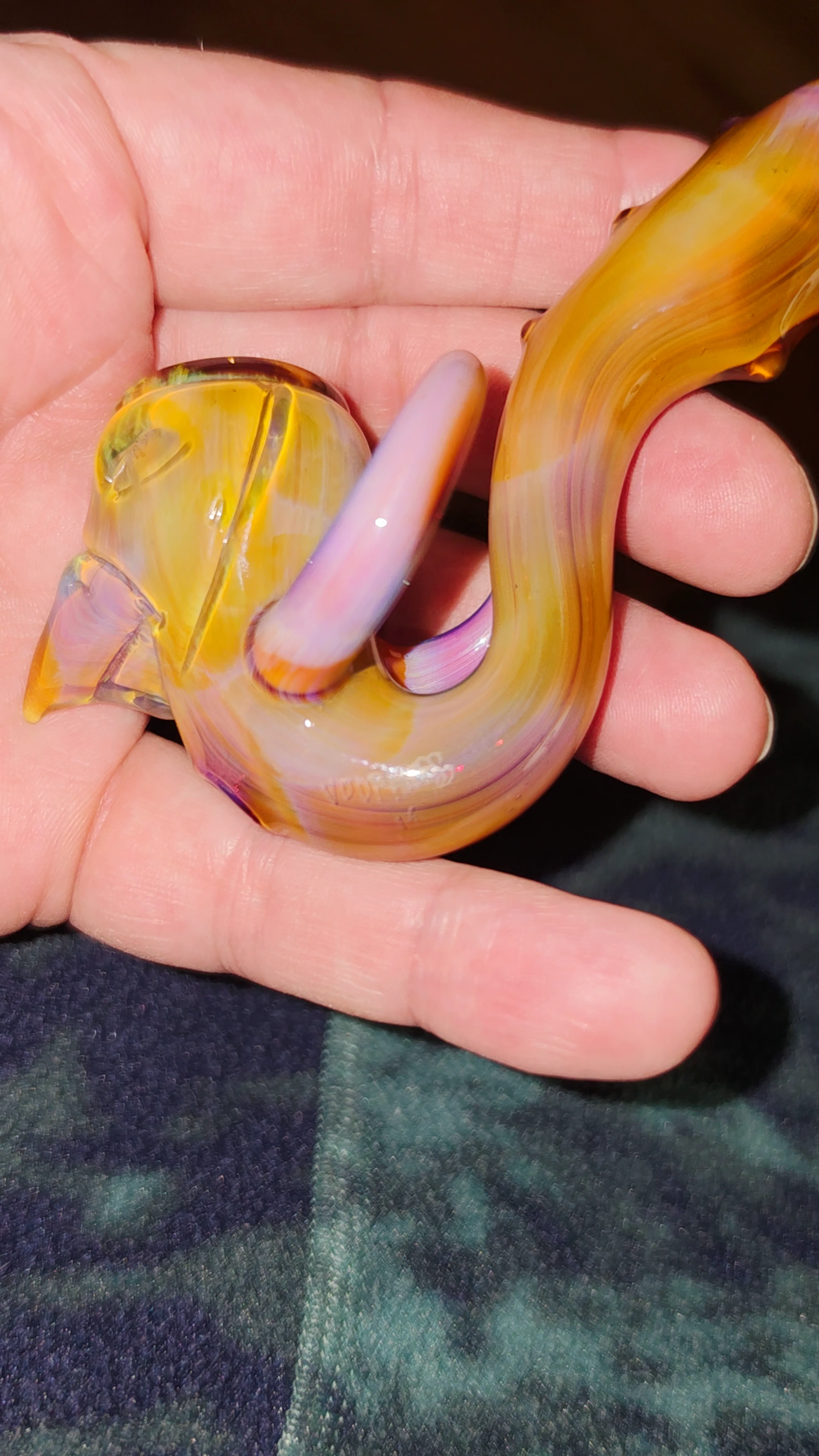 Preview pic of Voorhees very rare bird sculpture dry pipe