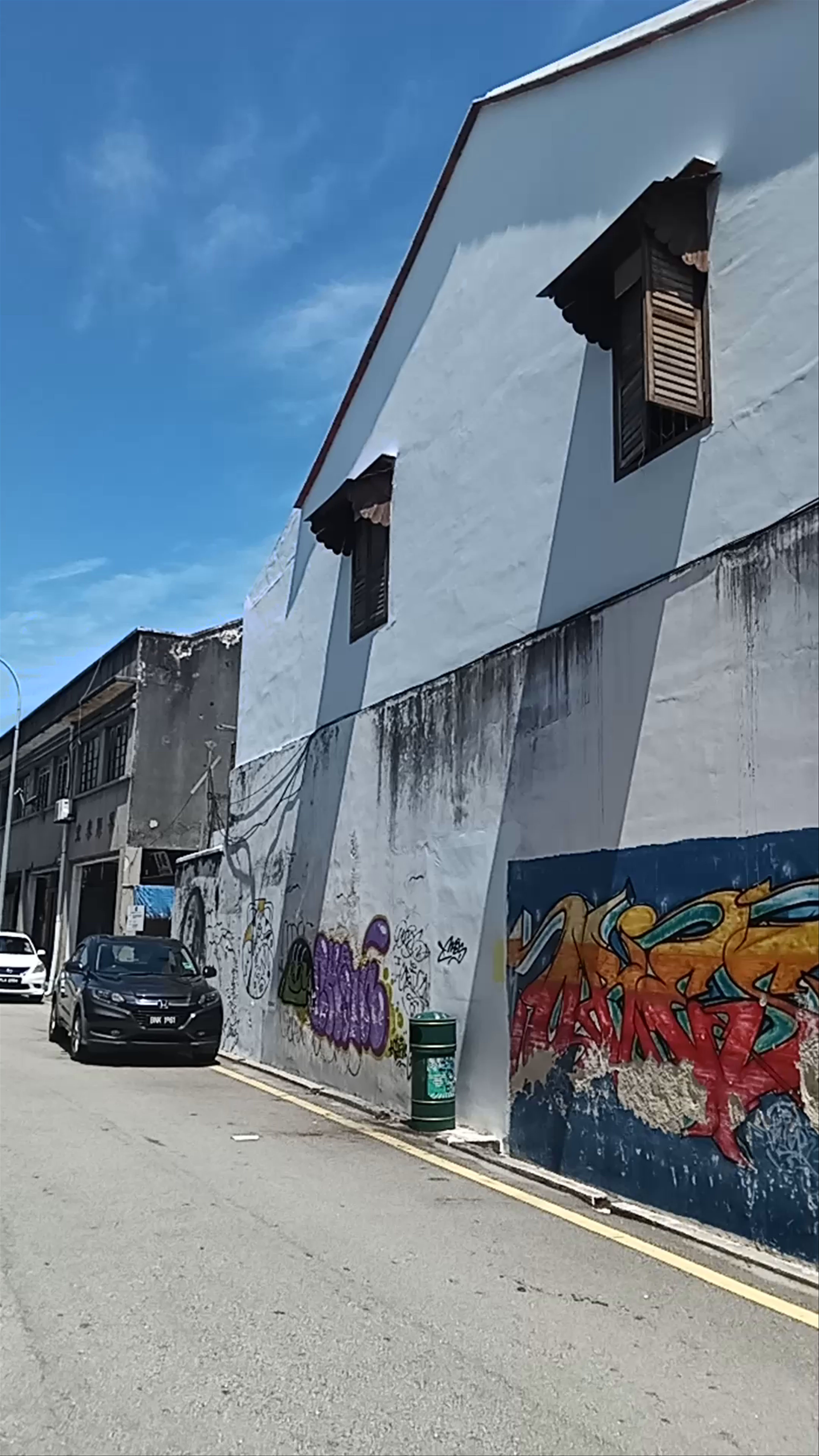 Street Art - "Boy on Motorbike", Lebuh Ah Quee, George Town, Penang
