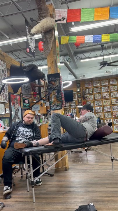 Permanent Vacation Tattoo - Getting a tattoo - Tattoo Near Me - St Charles, Missouri