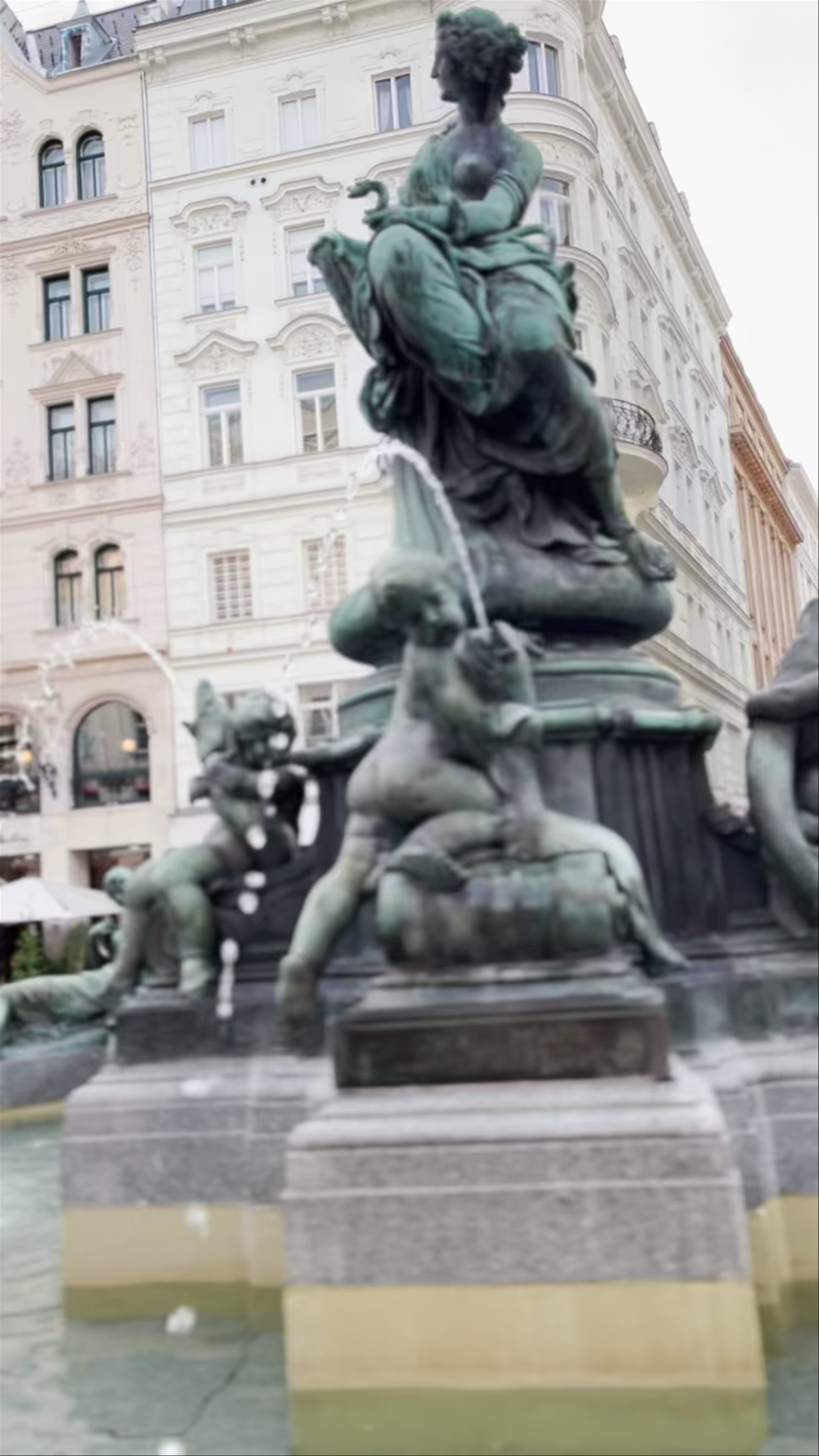 Donnerbrunnen Fountain at Neuer Markt, Vienna