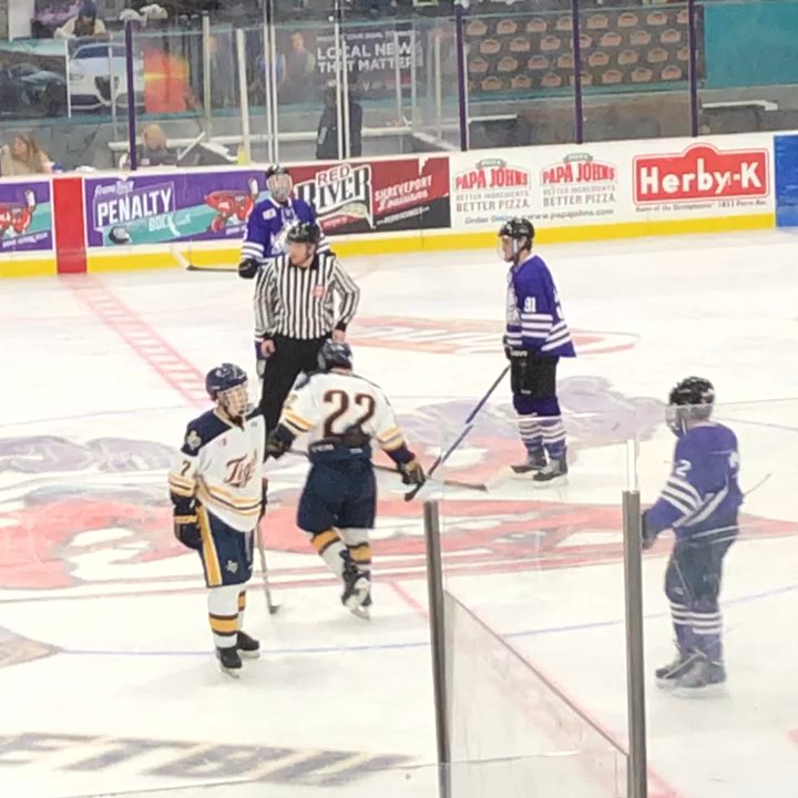 TCU - 2/2/19. Groundhog Day. Shreveport, Louisiana. Hirsch Coliseum. Horned Frogs on ice! TCU Ice Hockey vs East Texas Baptist University Tigers! - Colleges & Universities Near Me - Fort Worth, Texas