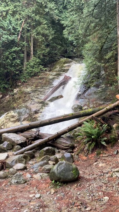 Crystal Falls - Trailhead - December 2025. - Hiking Near Me - Coquitlam, British Columbia