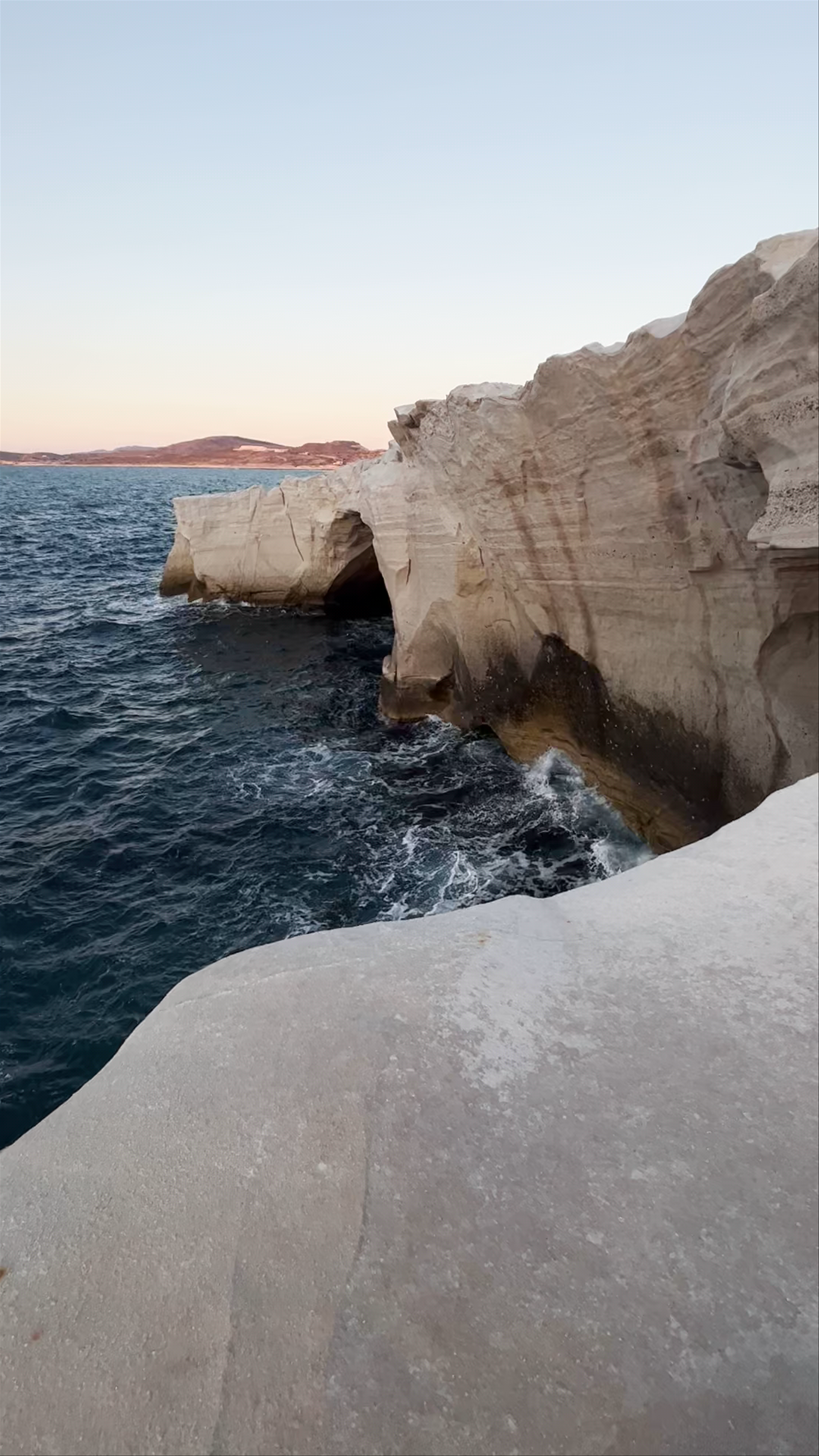 Sunset Serenity at Sarakiniko Beach, Milos, Greece