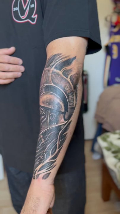 Lost Edge Tattoo - 3rd step finished tattoo - Tattoo Near Me - Austin, Texas