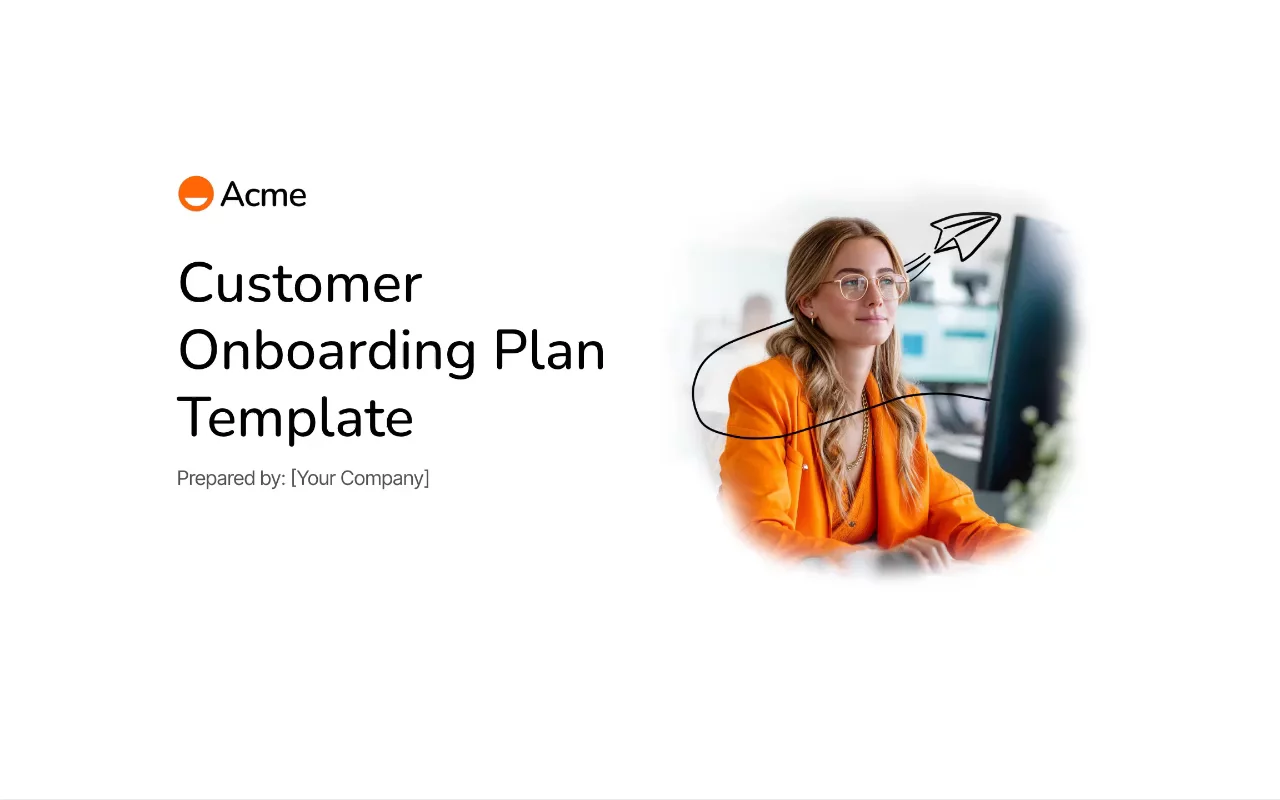 Preview of Customer Onboarding Plan Template