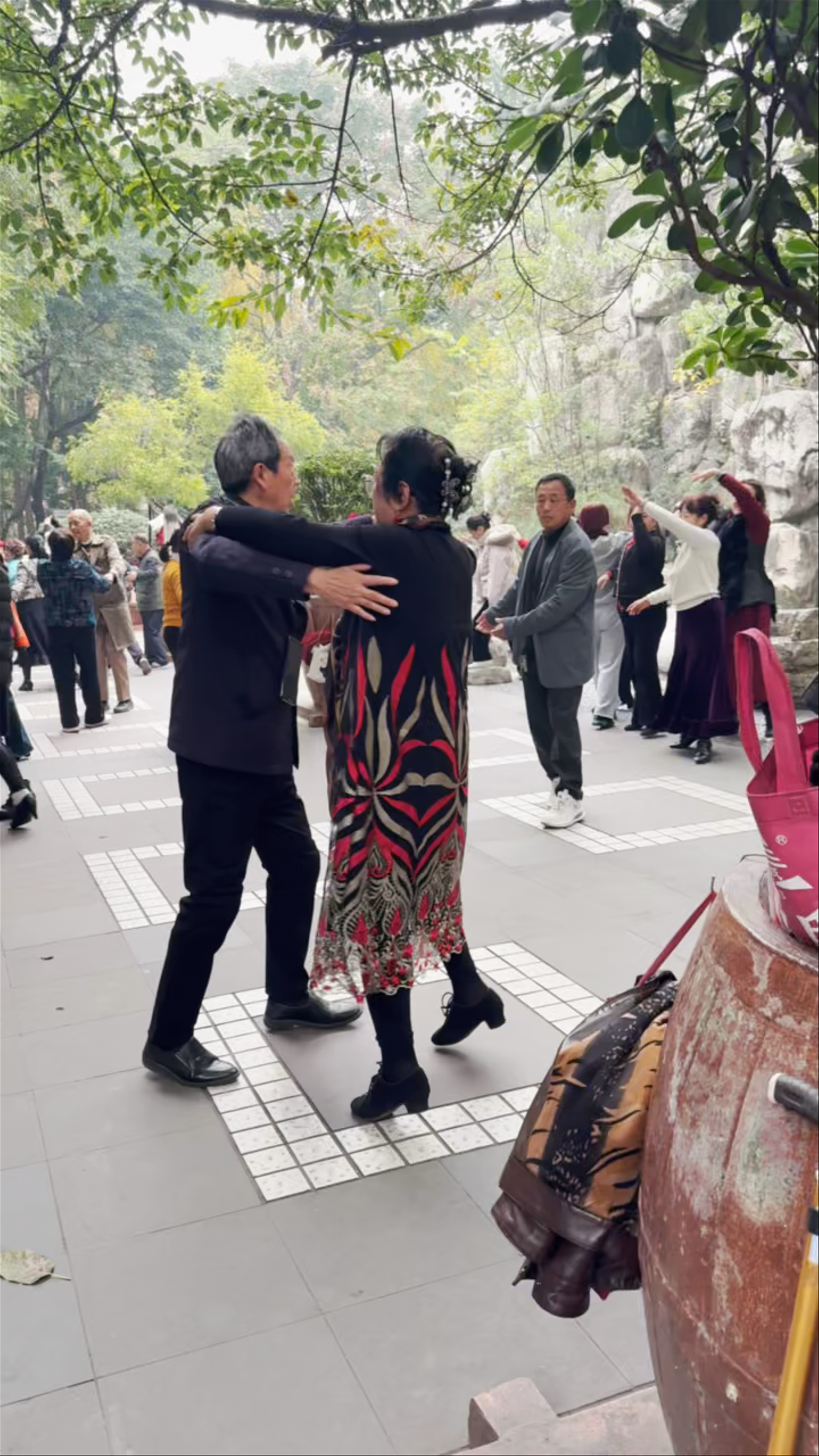 Community Dancing in People's Park, Chengdu