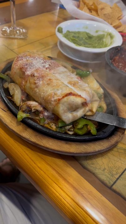 El Saltillo - Their special of the day, fried steak burrito and a California burrito. There was nothing left! - Mexican Near Me - Gulfport, Mississippi