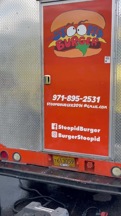 Stoopid Burger - The burgers are delicious. Hot girls get ready to hit the gym but enjoy . Customer service is bomb...just like - Food Trucks Near Me - Portland, Oregon