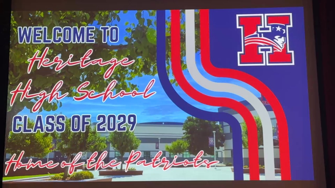 Heritage High School - Looking forward to the upcoming school year! Class of 2029 - Middle Schools & High Schools Near Me - Sun City, California
