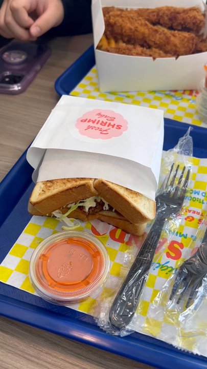 Katsu Sando - Honey Walnut Shrimp Sando + Chicken 2pc Chicken Katsu Tendos Box - Japanese Near Me - San Gabriel, California