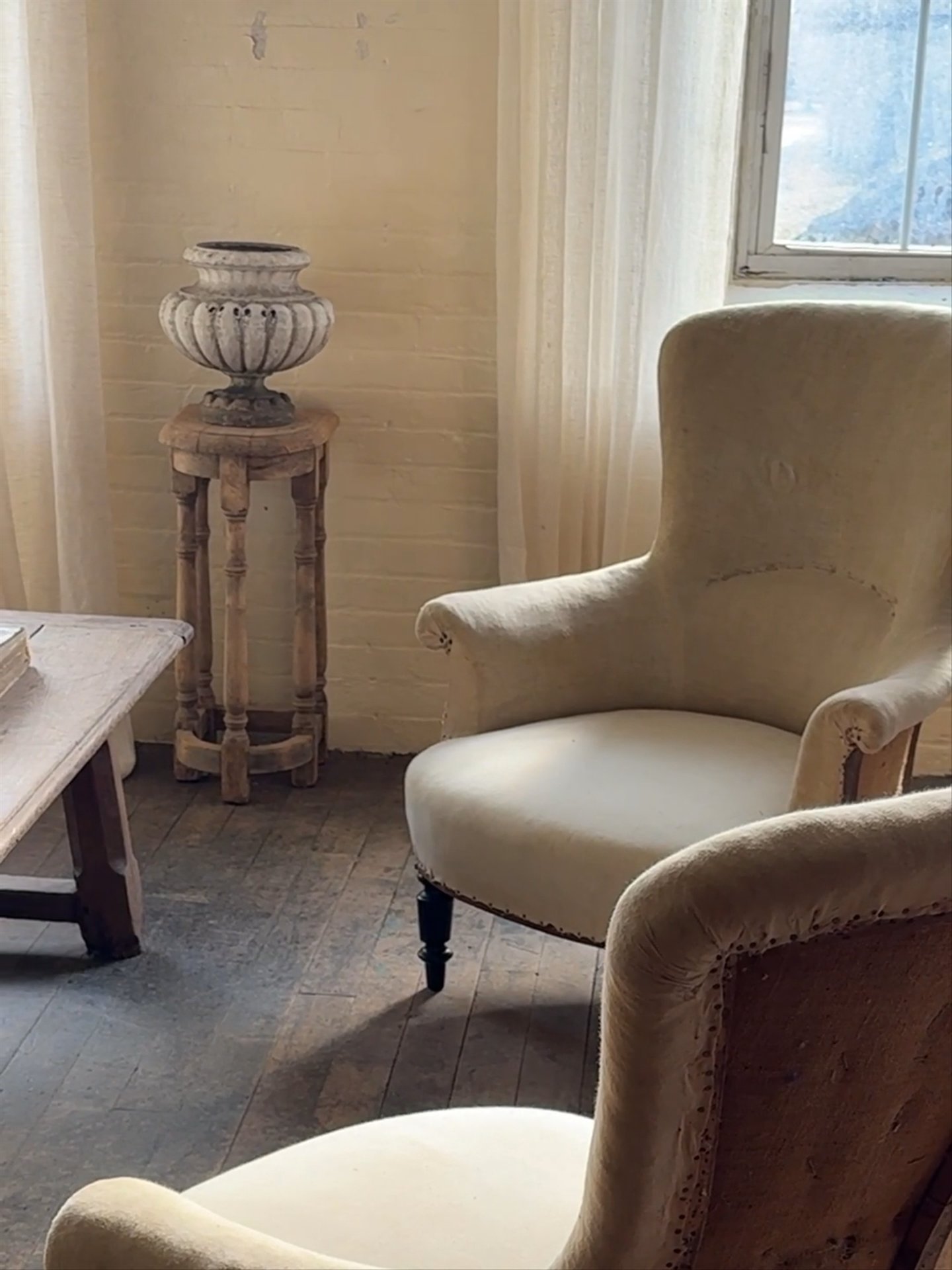 Antique Napoleon Deconstructed Armchair